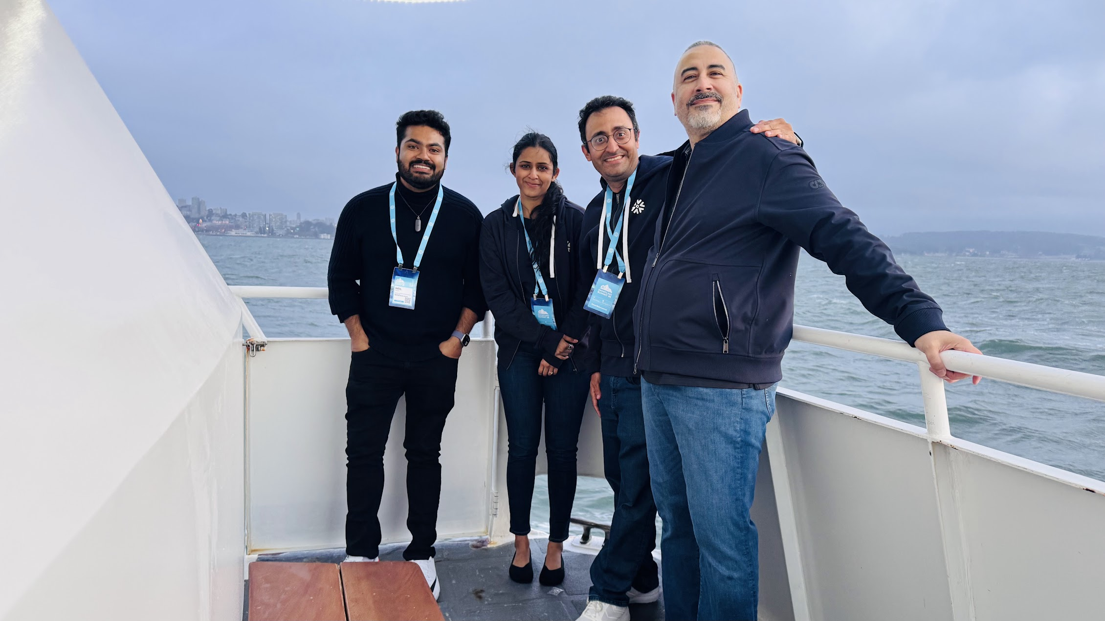 BI team on cruise